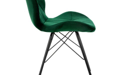 Set van 8 eetkamerstoelen Dane velvet