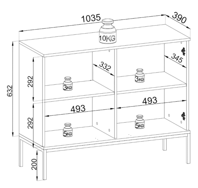 naduvi-collection-dressoir-tosena met verlichting-bruin-eikenfineer-kasten-meubels9