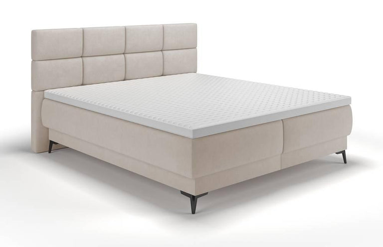 Boxspring Reyuno velvet met opbergruimte 180 x 200 cm