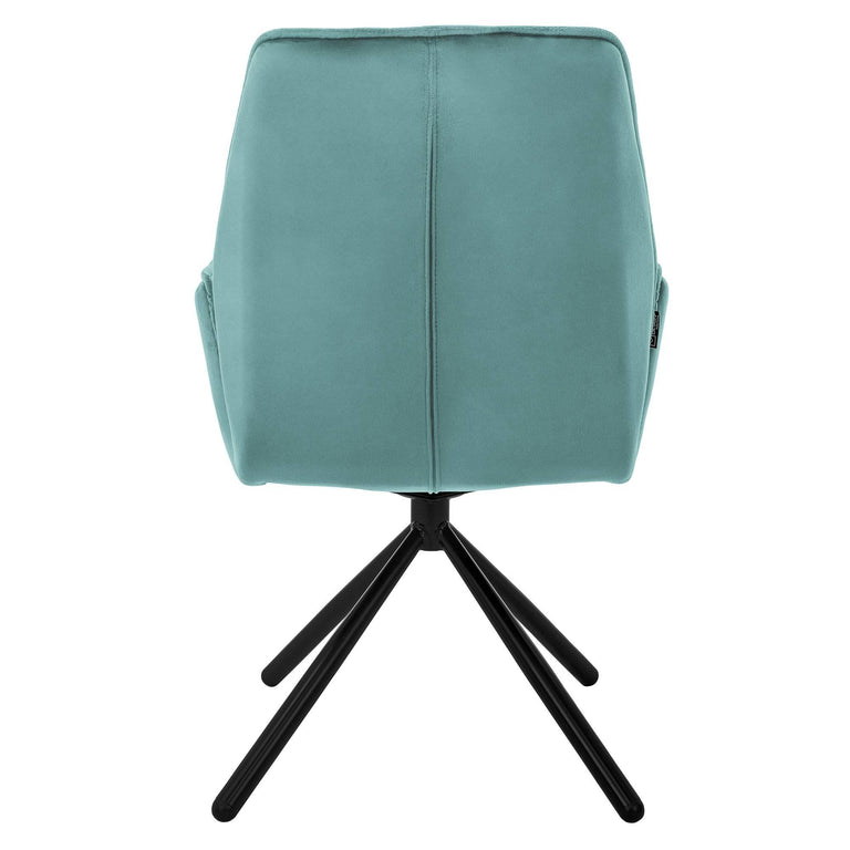 Set van 2 eetkamerstoelen Hale velvet