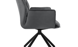 Set van 4 eetkamerstoelen Hale velvet