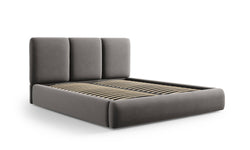 Bedframe Nicolas velvet met opbergruimte en hoofdbord 140 x 200 cm