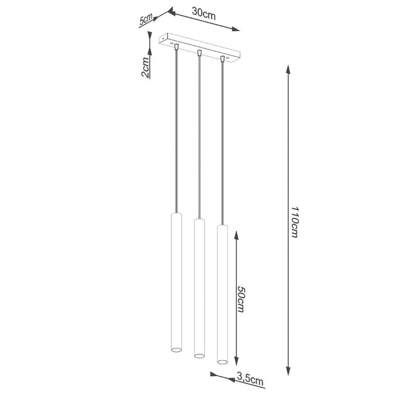 Hanglamp Pastelo 3-lichts