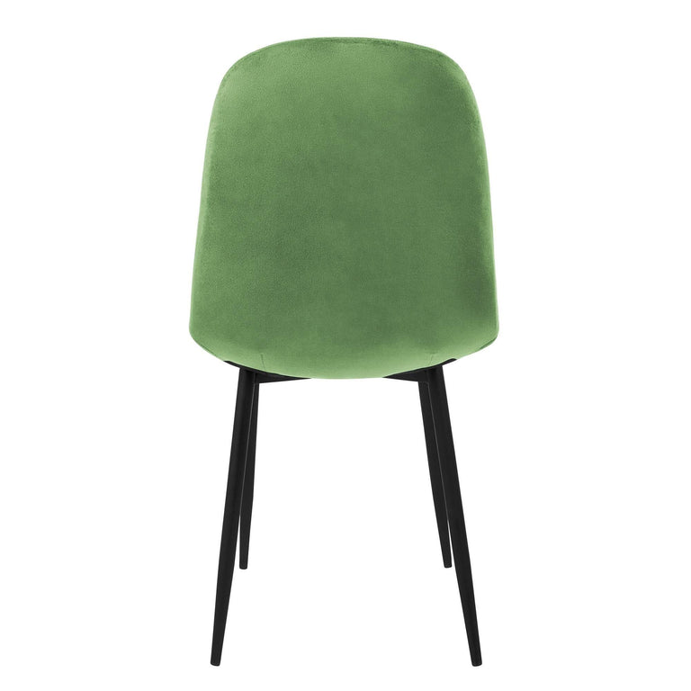 Set van 4 eetkamerstoelen Wisk velvet