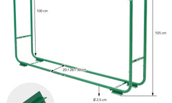 ml-design-houtrek-castorverstelbaar-groen-metaal-tuingereedschap-tuin-balkon6