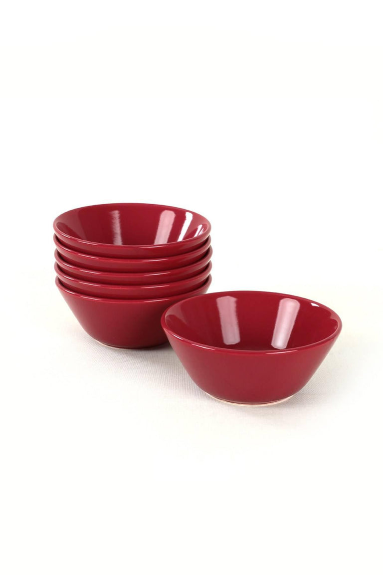 hermia-set van 6 kommen terry keramiek-rood--keramiek-servies-koken & tafelen1