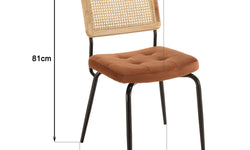 Set van 2 eetkamerstoelen Agathe