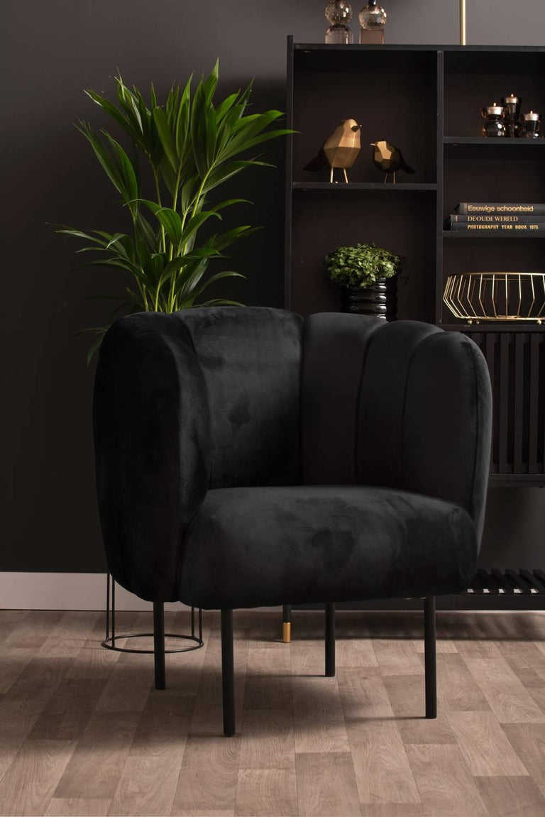 Fauteuil Tulip velvet