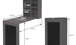 ml-design-wandbureau-metschoolbordannet inklapbaar-grijs-mdf-tafels-meubels7