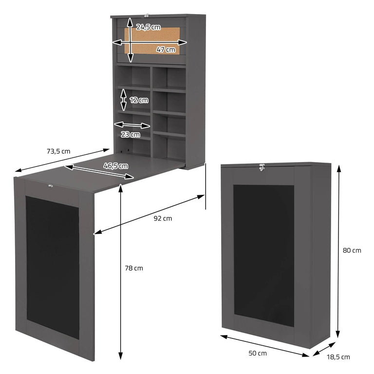 ml-design-wandbureau-metschoolbordannet inklapbaar-grijs-mdf-tafels-meubels7