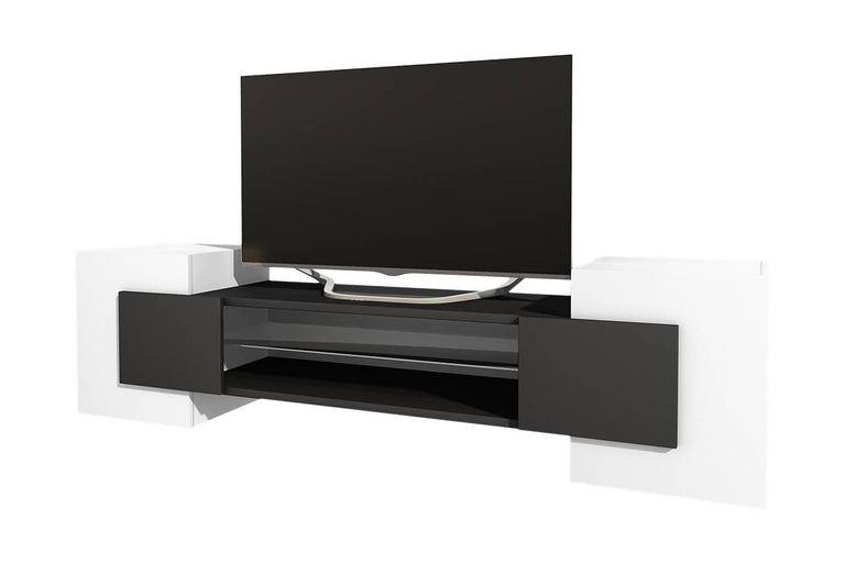 naduvi-collection-tv-meubel-gaelin met verlichting-zwart-eikenfineer-kasten-meubels1