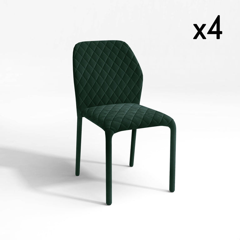 sia-home-set-van4eetkamerstoelen otto velvet stapelbaar-groen-velvet-(100% polyester)-stoelen- fauteuils-meubels1