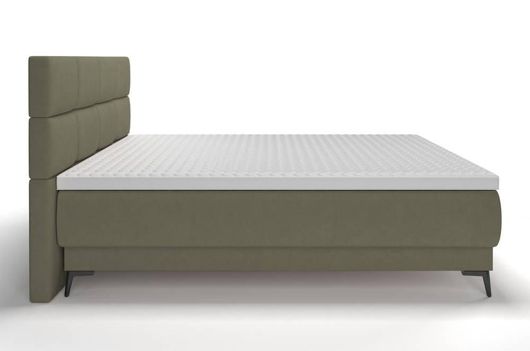 Boxspring Reyuno velvet met opbergruimte 140 x 200 cm