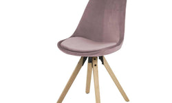 naduvi-collection-eetkamerstoel-stacey velvet-roze-polyester-stoelen-& fauteuils-meubels1