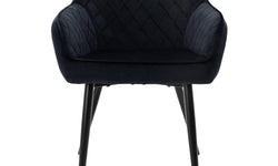 Set van 6 eetkamerstoelen Amino velvet