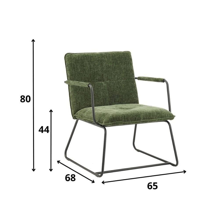 Fauteuil Hailey chenille