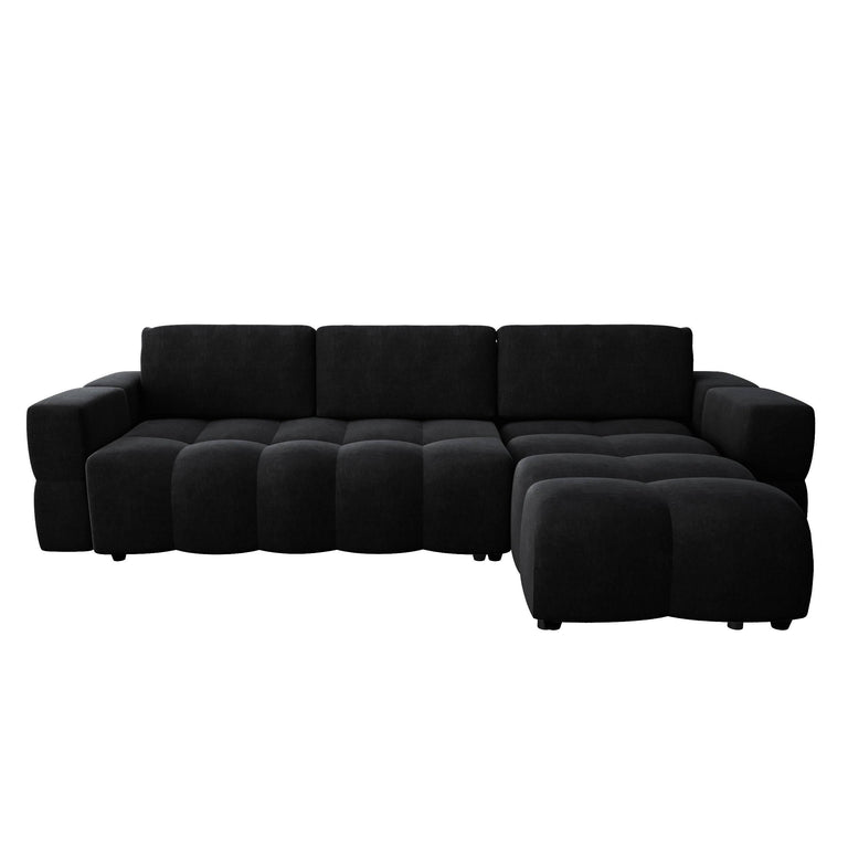 sia-home-hoekslaapbank-gabrielrechtsvelvet met opbergbox-zwart-velvet-(100% polyester)-banken-meubels1