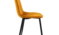 Set van 4 eetkamerstoelen Wisk velvet