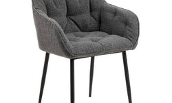 naduvi-collection-eetkamerstoel-harvey boucle-donkergrijs-boucle-stoelen-& fauteuils-meubels1