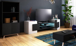 naduvi-collection-tv-meubel-gaelin met verlichting-zwart-eikenfineer-kasten-meubels4