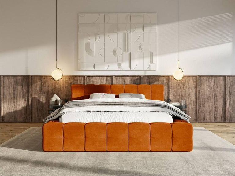 Tilly bedframe velvet met opbergvak 200 x 220 cm