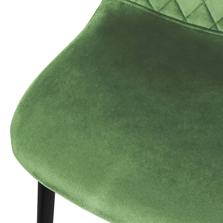 Set van 8 eetkamerstoelen Wisk velvet