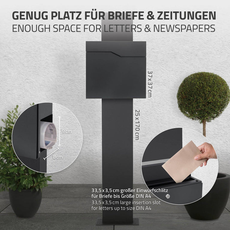 ml-design-brievenbus-pipmetstandaard-zwart-roestvrij-staal-tuinaccessoires-tuin- balkon4