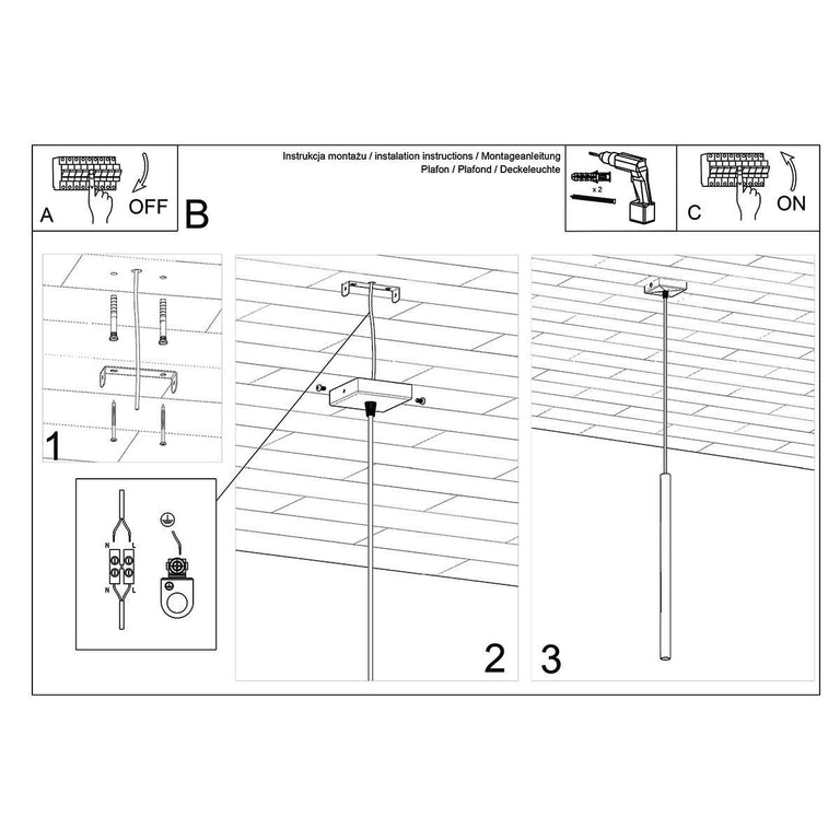 Hanglamp Pastelo 1-licht