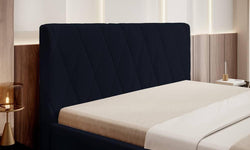 Bedframe Ticaro velvet 140 x 200 cm