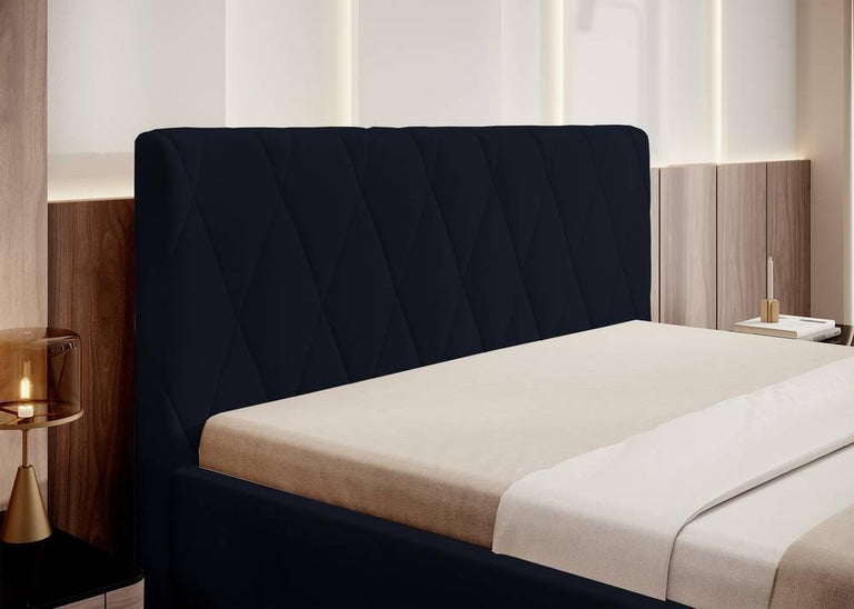 Bedframe Ticaro velvet 140 x 200 cm