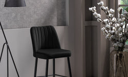 kalune design-set van 4 barstoelen katie-zwart--polyester-stoelen & fauteuils-meubels2