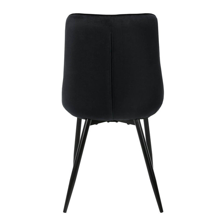 Set van 4 eetkamerstoelen Bea velvet