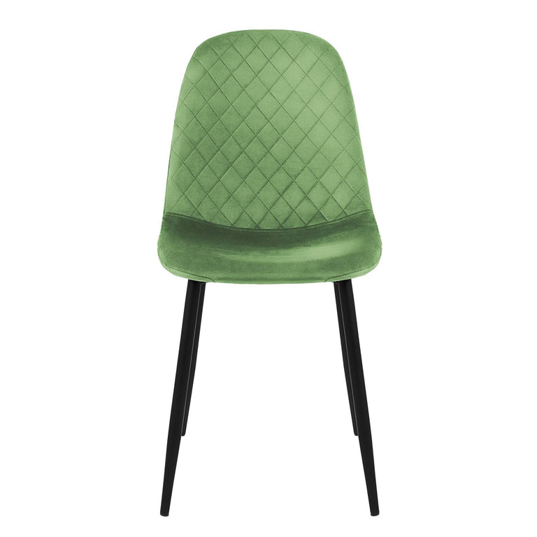 Set van 8 eetkamerstoelen Wisk velvet