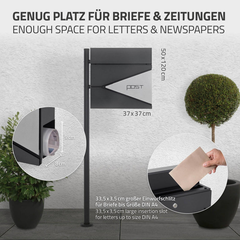 ml-design-brievenbus-wally-grijs-roestvrij-staal-tuinaccessoires-tuin-balkon4