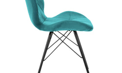 Set van 2 eetkamerstoelen Connor velvet