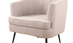 Fauteuil Norah bouclé