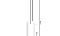 Plafondlamp Pastelo 5-lichts