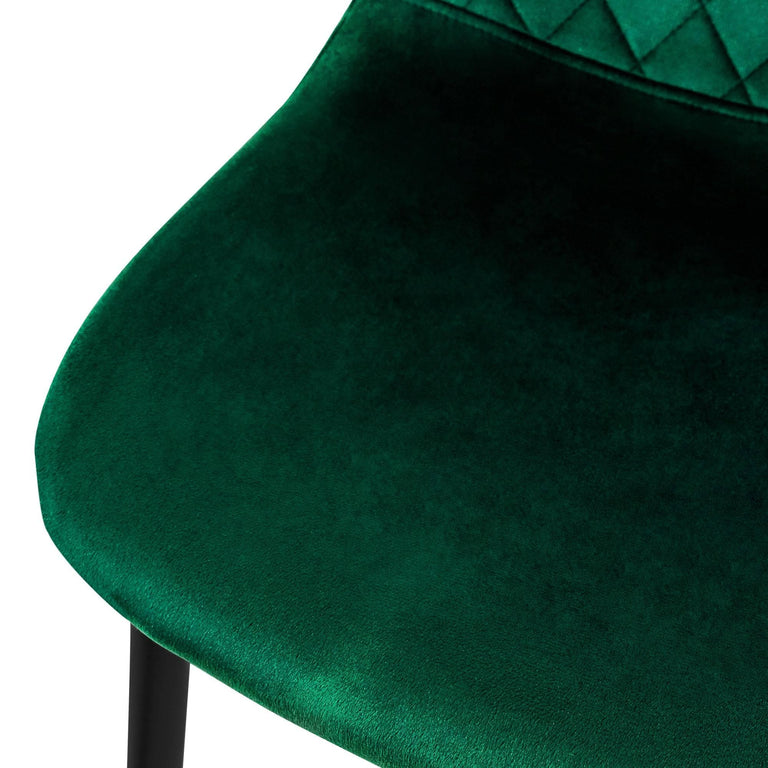 Set van 8 eetkamerstoelen Wisk velvet