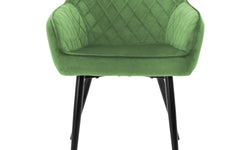 Set van 8 eetkamerstoelen Amino velvet