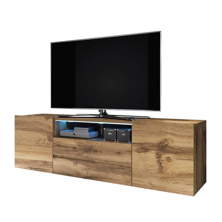 naduvi-collection-tv-meubel-bros met verlichting-naturel-eikenfineer-kasten-meubels1