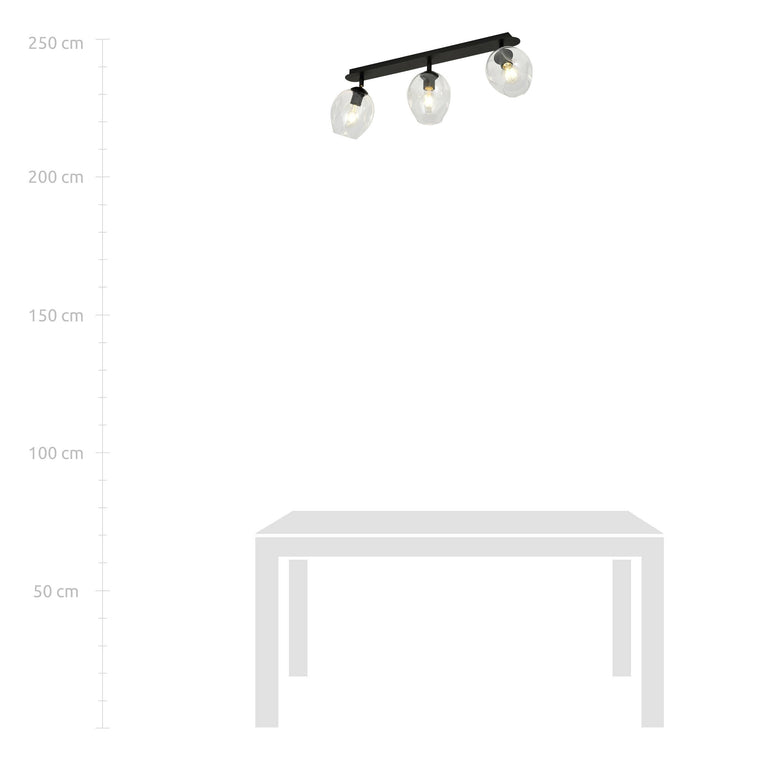 naduvi collection-3-lichts spot flow-honingkleurig--glas-binnenverlichting-verlichting7