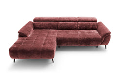 naduvi-collection-hoekbank-germailinks-steenrood-velvet-chenille-touch(100% polyester)-banken-meubels4