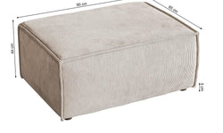 Hocker Crusado chenille