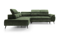 naduvi-collection-hoekbank-germaibiglinks-groen-velvet-chenille-touch (100% polyester)-banken-meubels1