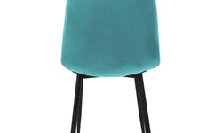 Set van 4 eetkamerstoelen Wisk velvet