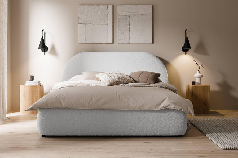 Bedframe Philipa bouclé 140 x 200 cm