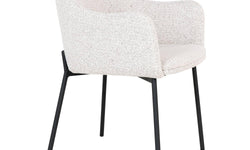 Set van 2 eetkamerstoelen Melilla bouclé