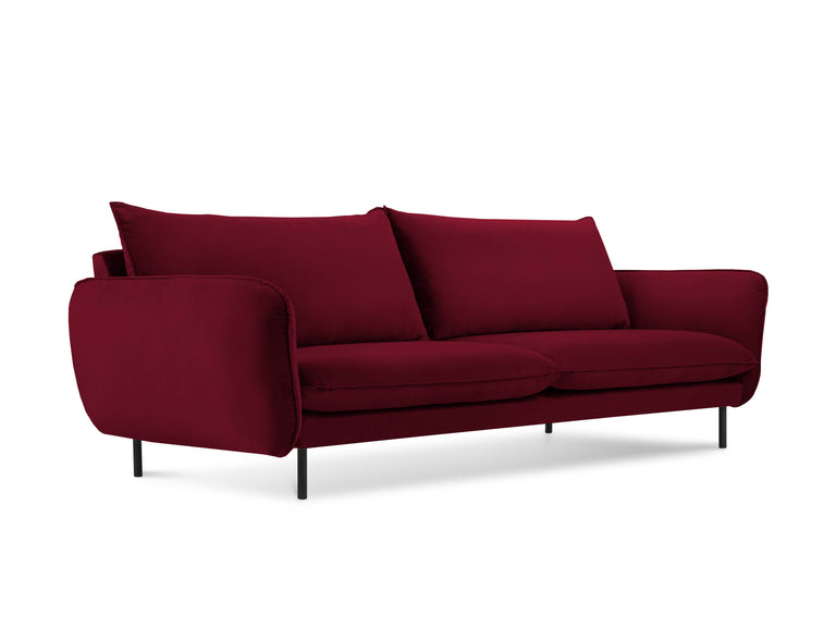 cosmopolitan-design-3-zitsbank-vienna-velvet-rood-zwart-200x92x95-velvet-banken-meubels1