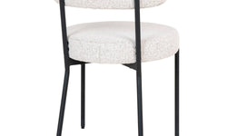 Set van 2 eetkamerstoelen Badalona bouclé