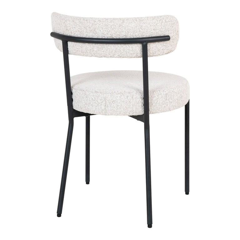 Set van 2 eetkamerstoelen Badalona bouclé